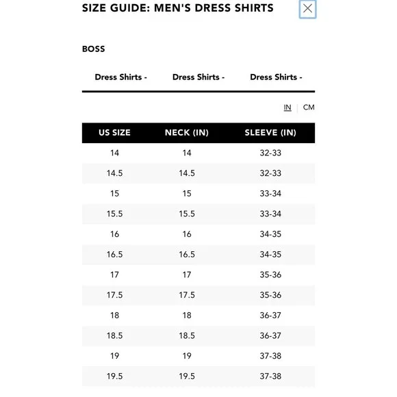 Hugo Boss Men Hank Slim Fit Easy Iron Black Button Down Dress Shirt 41/16 NWOT - Picture 3 of 3